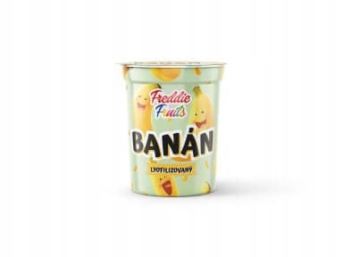 Lyofilizovaný banán Freddie Snack - plátky 15g