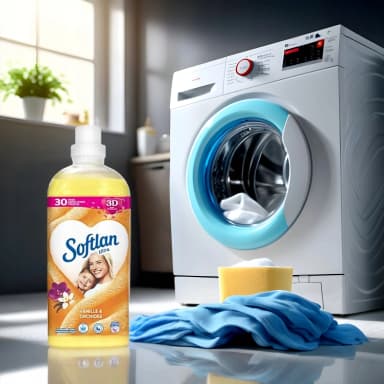Softlan Ultra tekutá aviváž Vanilka a orchidej, 45 praní 1L
