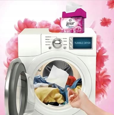 Lenor vonné ubrousky do sušičky Pink Blossom - Růžové květy 34 ks