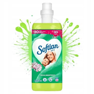 Softlan Ultra koncentrát aviváže - Fruhlingsfrisch zelený, 45 praní 1L
