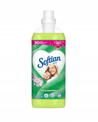 Softlan Ultra koncentrát aviváže - Fruhlingsfrisch zelený, 45 praní 1L