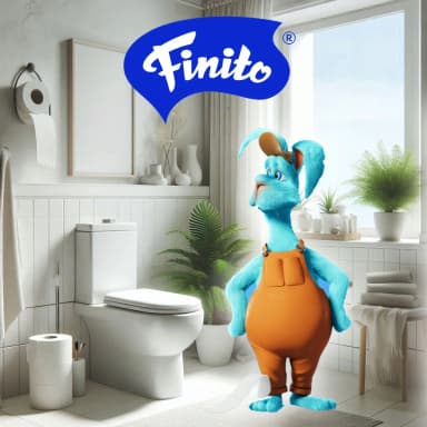 Toaletní papír FINITO JUMBO, bílý, 2 vrstvý, 100 m, 12 rolí
