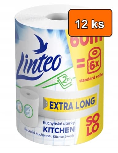 Linteo XXL utěrky 60 m 300 útržků