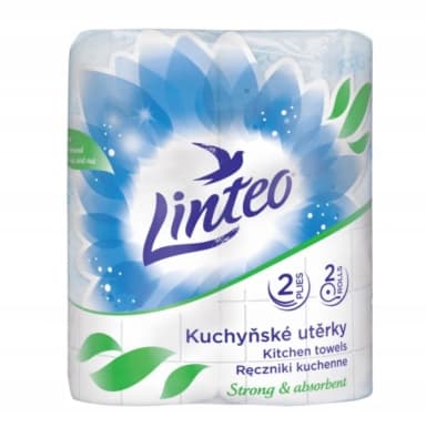 Linteo kuchyňské utěrky 2 role 10 m