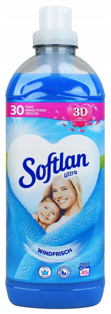 Softlan Ultra tekutá aviváž - Windfrisch modrá, 45 praní 1L