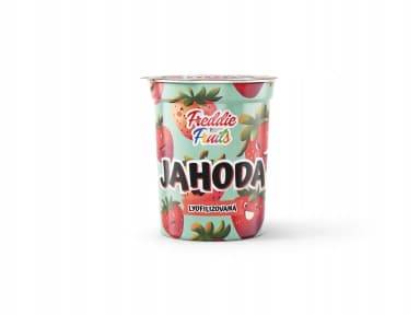 Lyofilizovaný jahoda Freddie Snack - plátky 10g