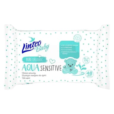 LINTEO Baby AQUA Sensitive 48 ks