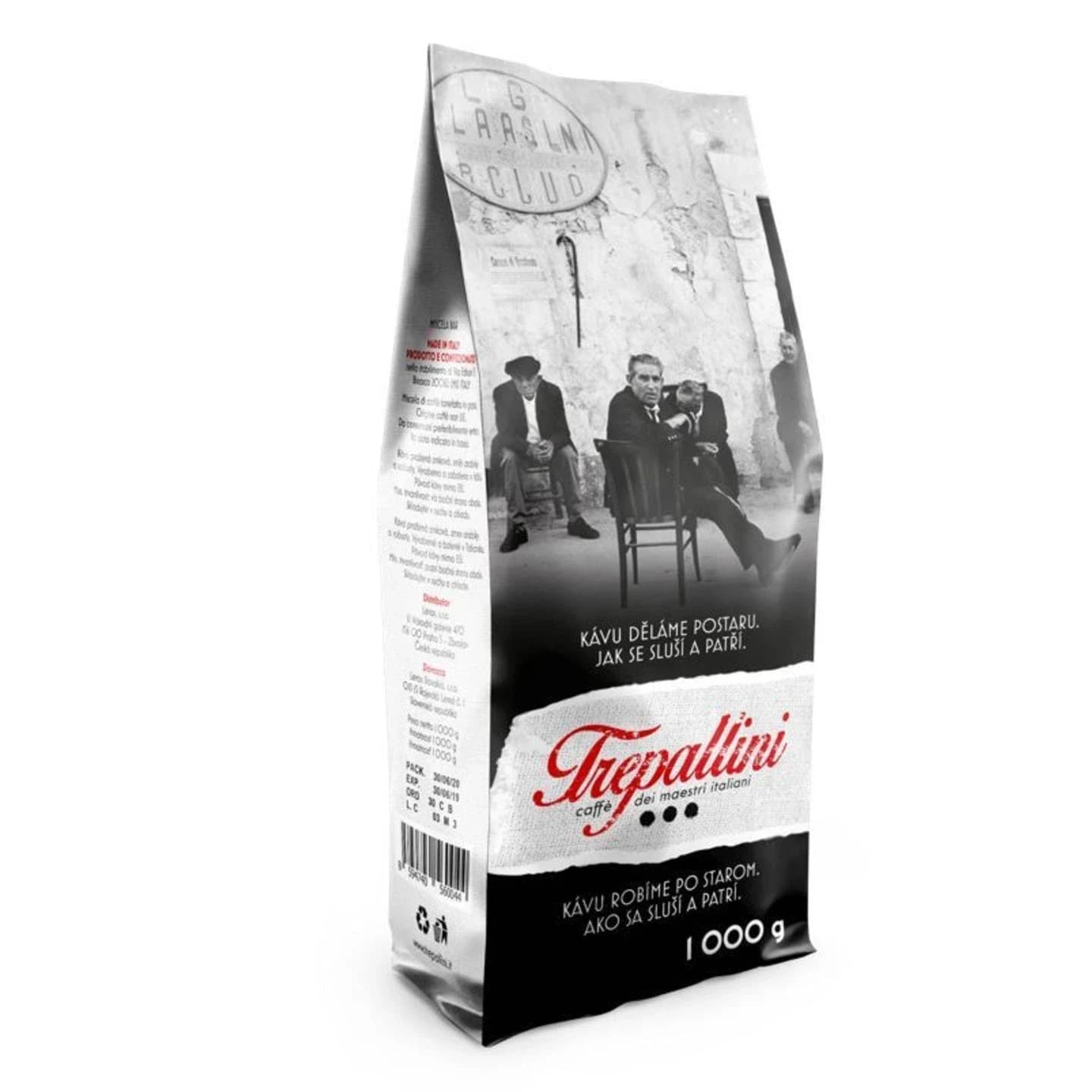 Trepallini caffe, zrnková káva, 1000 g