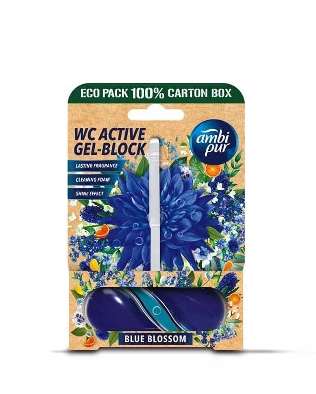 Ambi Pur WC gelová závěska Blue Blossom, 45 g