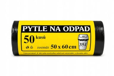 Pytle na odpadky 35 l, 50 ks