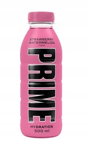 Prime Strawberry Watermelon nápoj, 12 x 500 ml