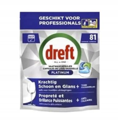 Dreft Platinum Regular kapsle do myčky, 81 ks