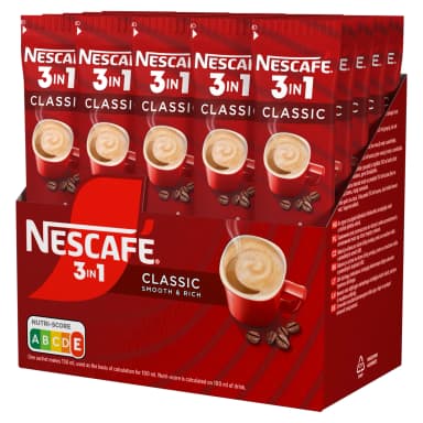 Nescafé 3v1 Classic instantní kávový nápoj, 28 x 16,5 g
