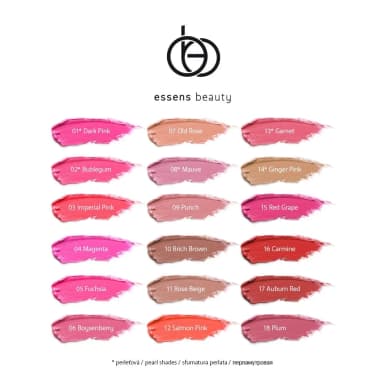 ESSENS BEAUTY rtěnka Red Grape 15