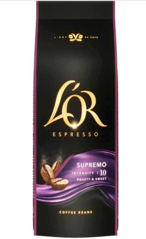 L'OR Supremo zrnková káva, 500 g