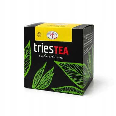 TriesTEA Selection zelený čaj zázvor a citron, 15 ks