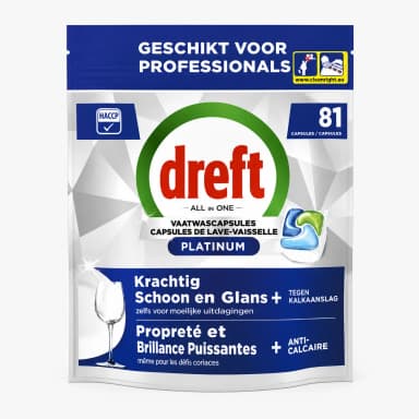 Dreft Platinum Regular kapsle do myčky, 81 ks