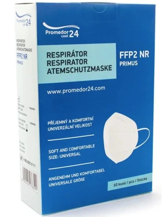 Promedor24 PRIMUS polomaska FFP2 bílá, 10 ks