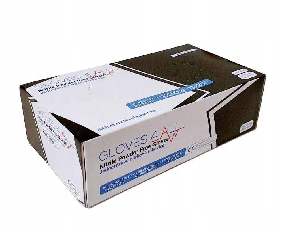 Gloves4All nitrilové rukavice růžové M, 100 ks