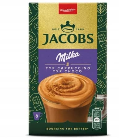 Jacobs Cappuccino s čokoládou Milka 400 g