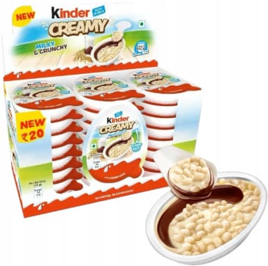 Kakaový krém s pufovanou rýží Kinder Creamy 19 g