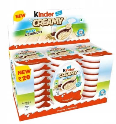 Kakaový krém s pufovanou rýží Kinder Creamy 19 g