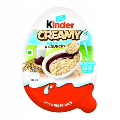 Kakaový krém s pufovanou rýží Kinder Creamy 19 g