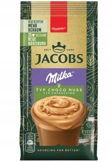 Jacobs Cappuccino oříškové s čokoládou Milka 400 g