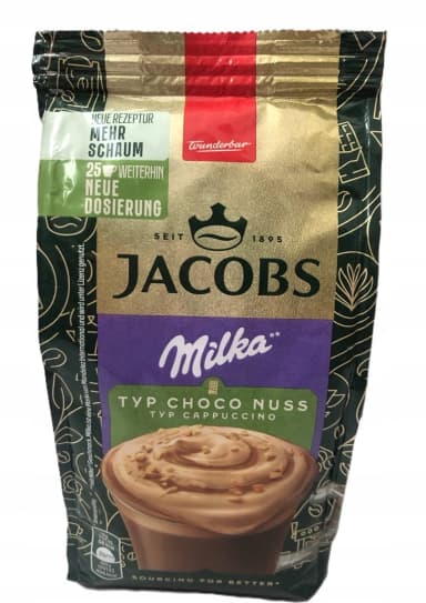 Jacobs Cappuccino oříškové s čokoládou Milka 400 g