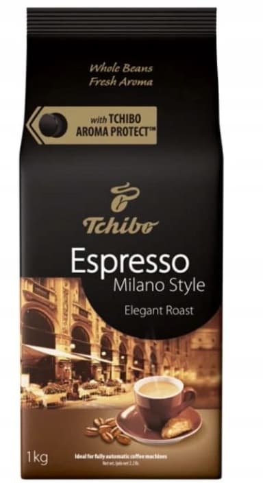 Tchibo Espresso Milano Style zrnková káva 100% arabica 1000 g