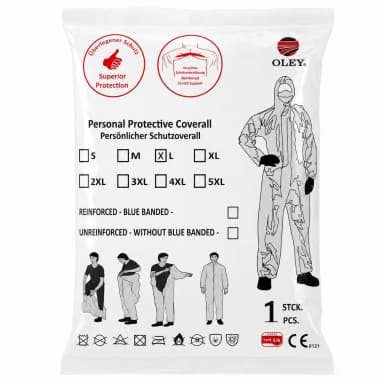 Jednorázový ochranný oblek Oley, velikost 2XL