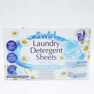 Swirl voňavé ubrousky na praní rozpustné - Fresh Clean