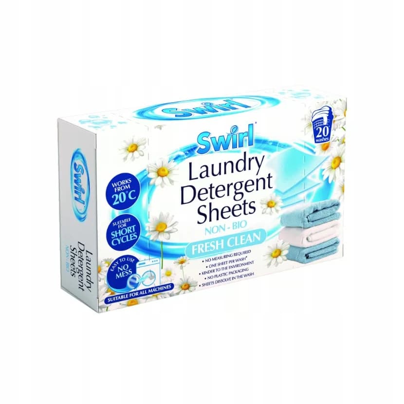 Swirl voňavé ubrousky na praní rozpustné - Fresh Clean