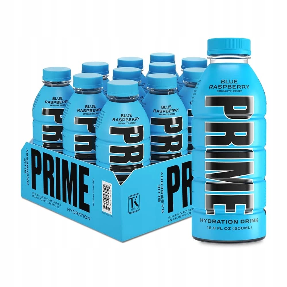Prime Hydration Blue Raspberry - hydratační sportovní nápoj 500 ml