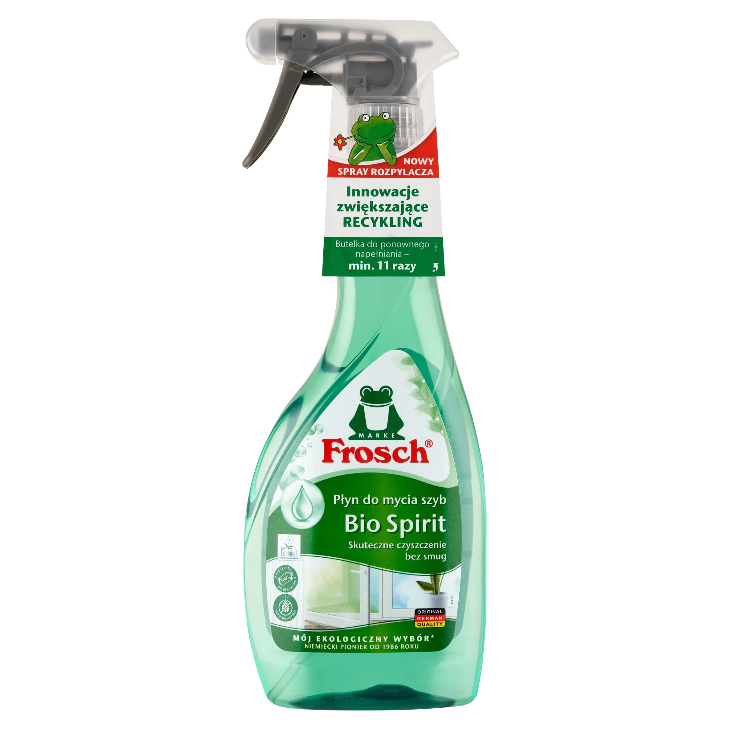 Frosch Spiritus sprej na mytí oken a zrcadel bez šmouh 500ml