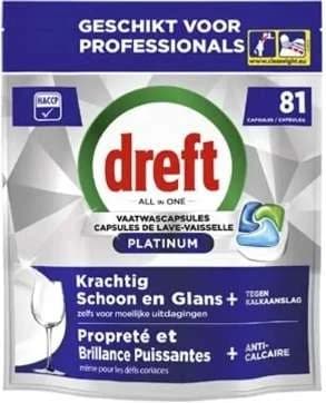 Dreft Platinum Regular kapsle do myčky, 81 ks