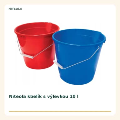 Niteola kbelík s výlevkou 10 l