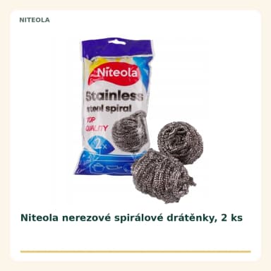 Niteola nerezové spirálové drátěnky, 2 ks
