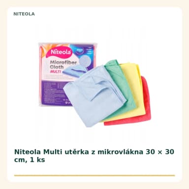 Niteola Multi utěrka z mikrovlákna 30 × 30 cm, 1 ks