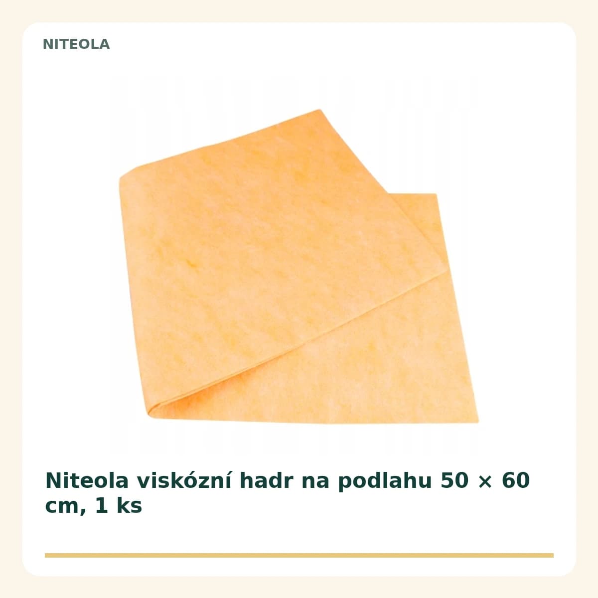 Niteola viskózní hadr na podlahu 50 × 60 cm, 1 ks