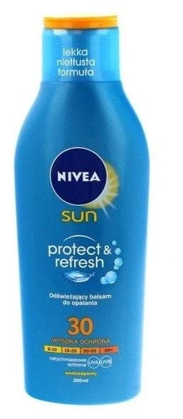 Nivea Sun Protect & Refresh SPF 30 - mléko na opalování s chladivým efektem 200 ml