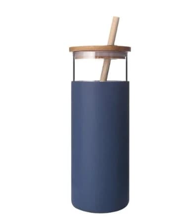 Láhev Nordvik s brčkem 500ml - více barev Barva: Modrá