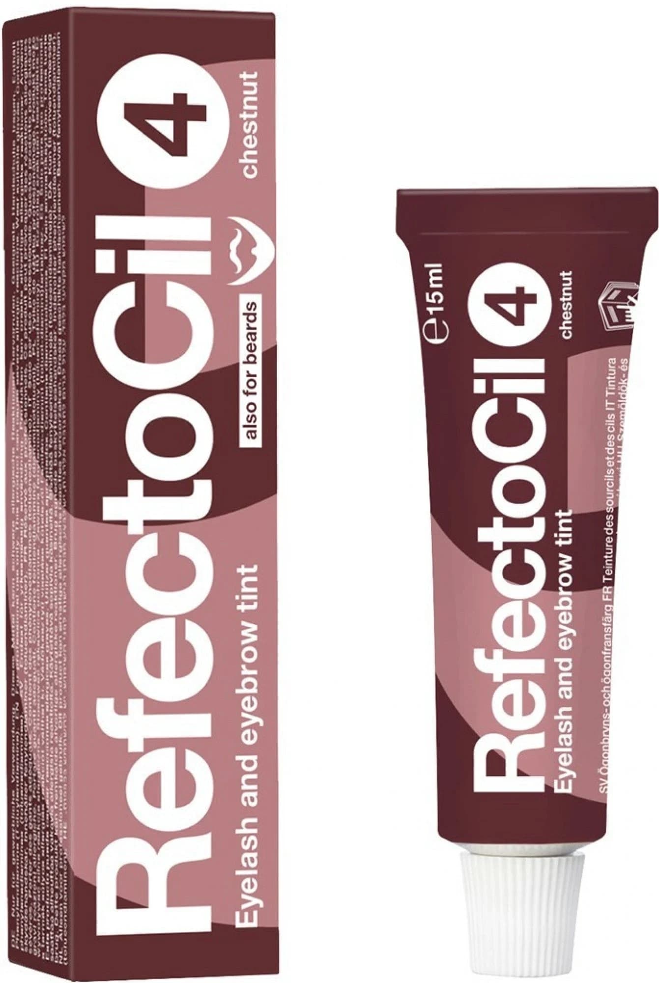RefectoCil barva na řasy a obočí - 4 kaštanová 15 ml
