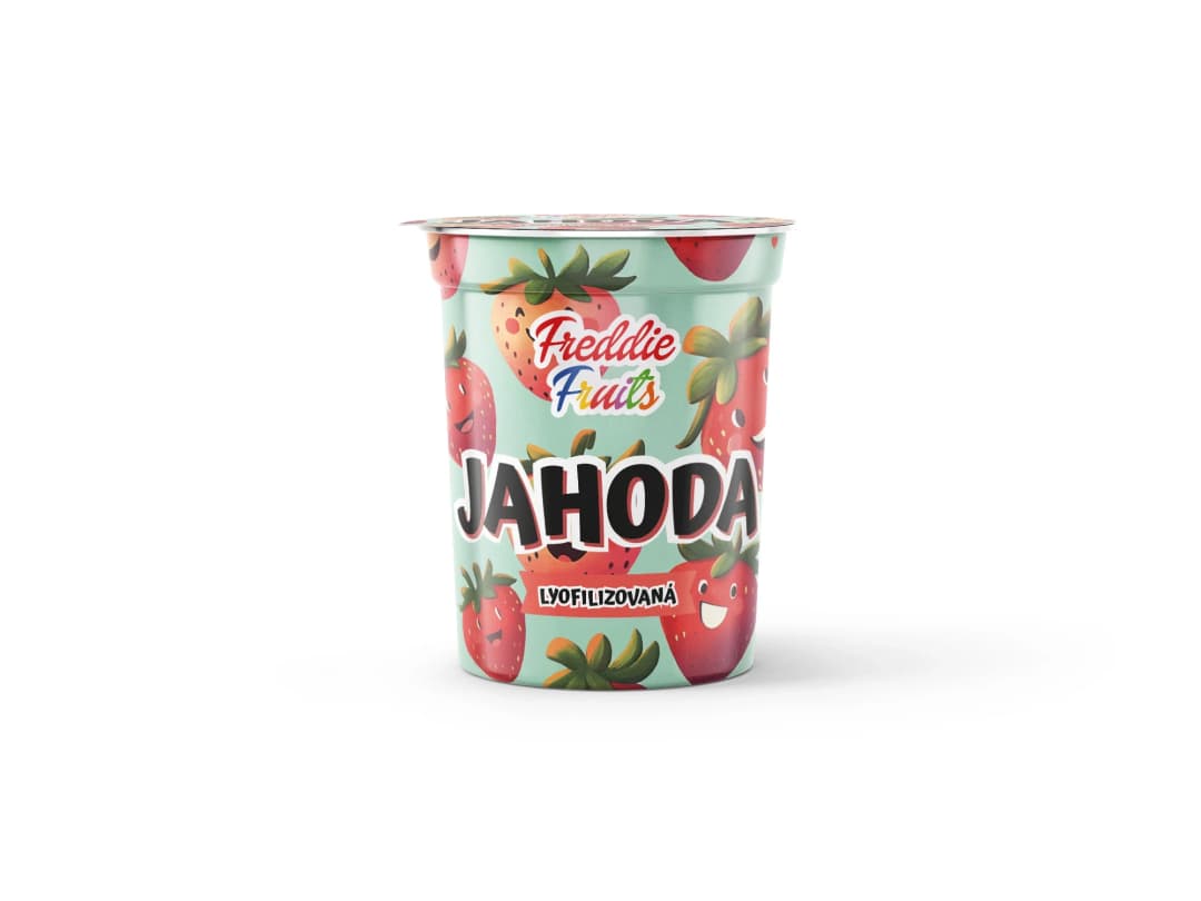 Lyofilizovaný jahoda Freddie Snack - plátky 10g