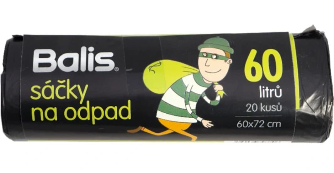 Pytle na odpadky Balis 60L 20ks