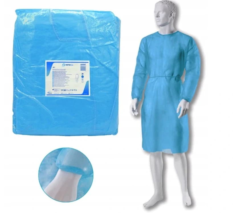 Izolační plášť Zarys - vel. XL, 10 ks, modrý