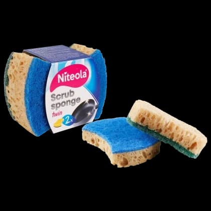 Houbička na nádobí Niteola Twin - 2ks