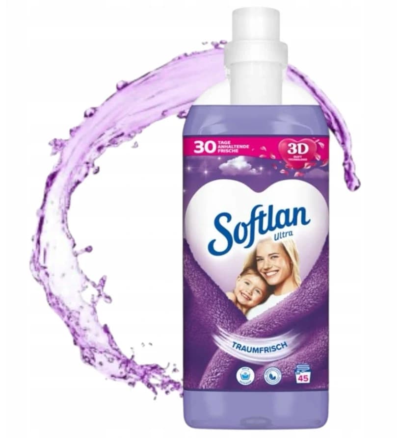 Softlan Ultra tekutá aviváž - Traumfrisch Levandule, 45 praní 1L