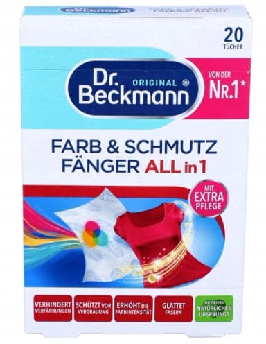Dr. Beckmann ubrousky na praní zachycující barvy, 22 ks