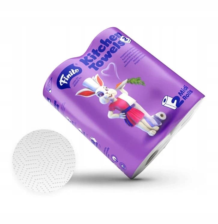 Finito kuchyňské papírové utěrky, 2 role, 2vrstvé